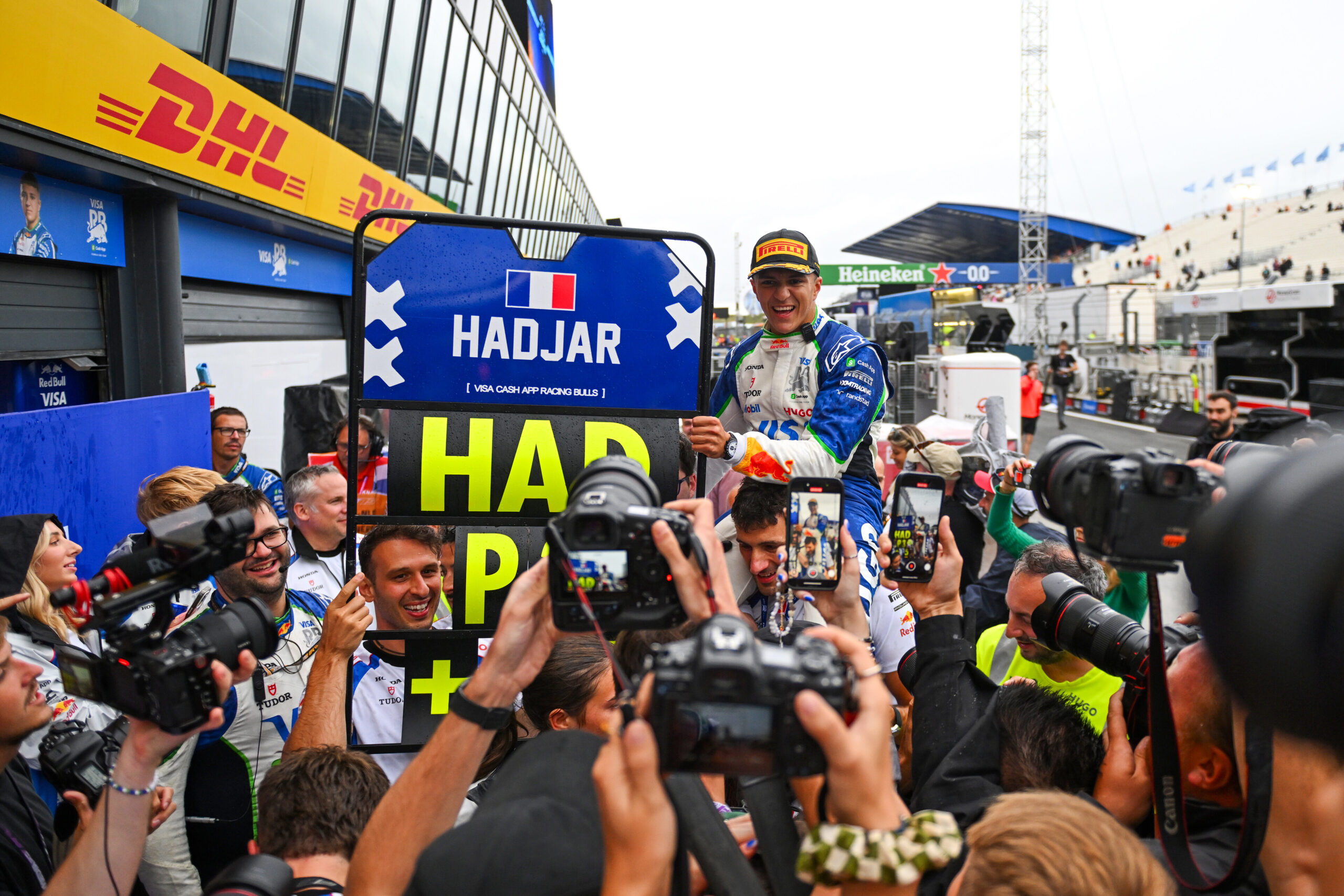 Hadjar deslumbra en Zandvoort: triunfo del momento, futuro al rojo vivo
