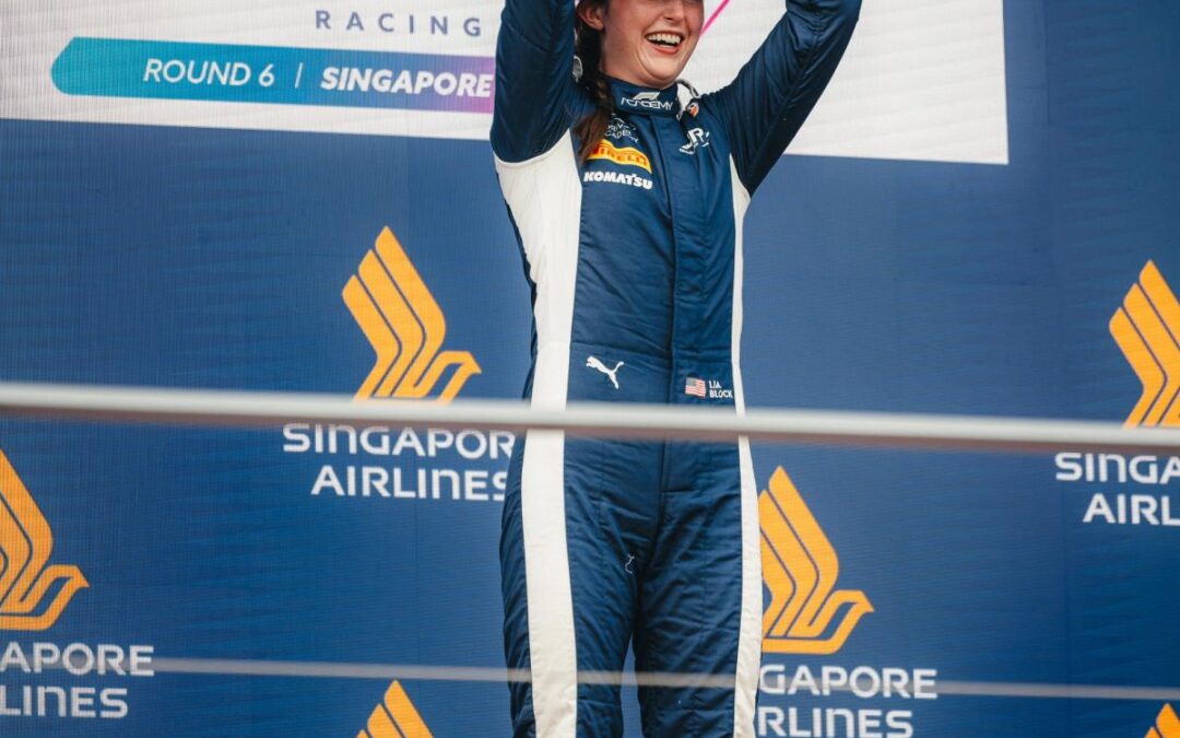 Lia Block triunfa en Singapur: de promesa a ganadora en F1 Academy