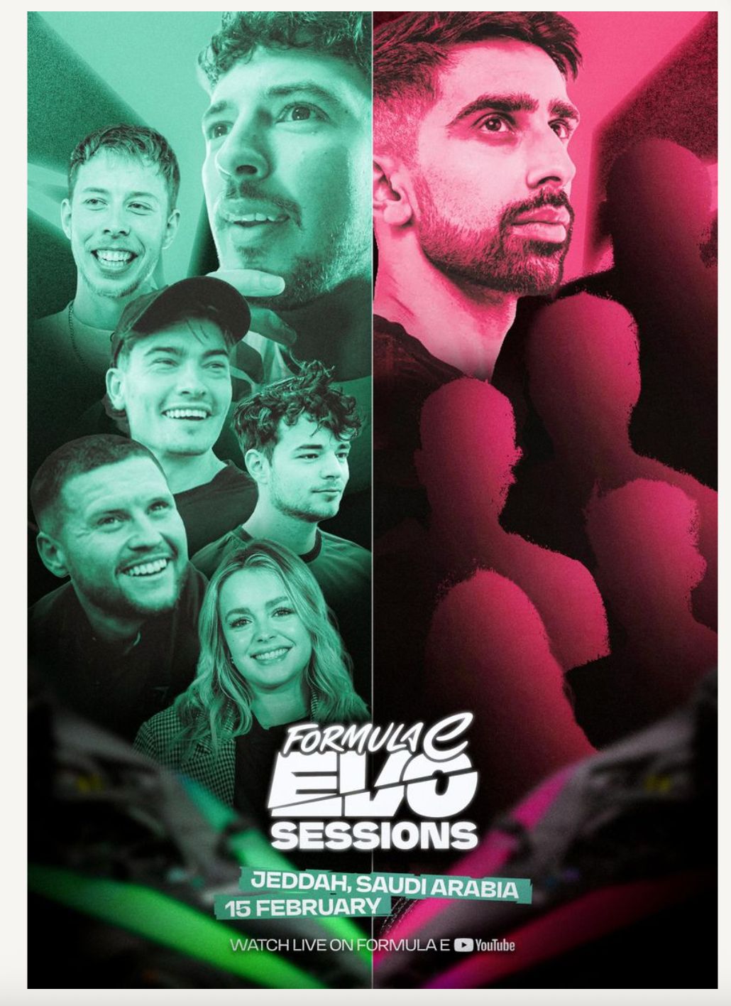 EVO Sessions 2026: Formula E y Arcade llevan a los creadores al límite de la velocidad