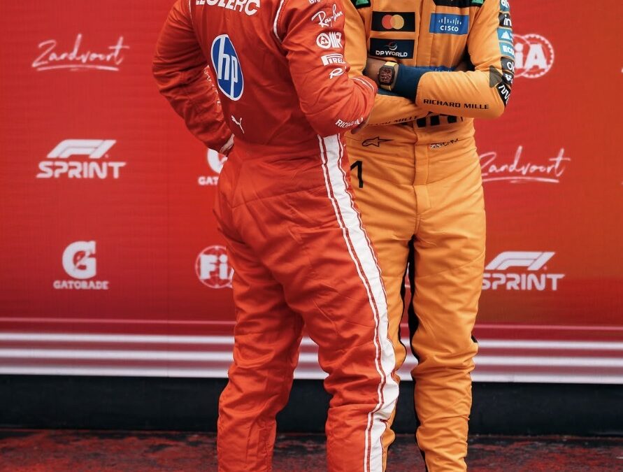McLaren con un par de problemas técnicos tras el Sprint y Ferrari está de muy buen humor en Zandvoort
