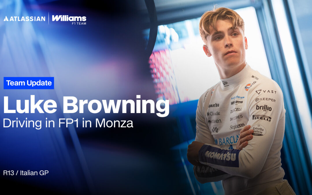 Luke Browning vuelve a ponerse al volante de Williams: el futuro de la F1 se construye también en los entrenamientos